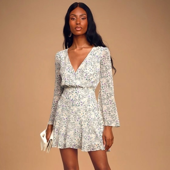 Lulus “Blooming Daydream” Cute Floral Skater Dress - Picture 7 of 10